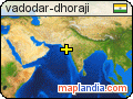 vadodar-dhoraji satellite map