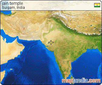 jain temple satellite map