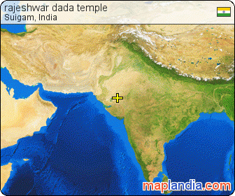 rajeshwar dada temple satellite map