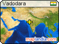 Vadodara satellite map
