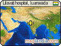 Lilavati hospital, luanwada satellite map