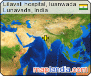 Lilavati hospital, luanwada satellite map