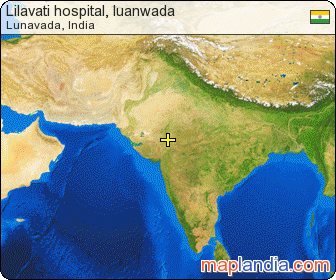 Lilavati hospital, luanwada satellite map