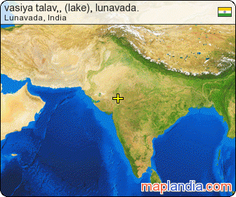 vasiya talav,, (lake), lunavada. satellite map