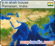 p m shah house satellite map