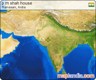 p m shah house satellite map