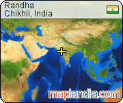 Randha satellite map