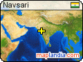 Navsari satellite map