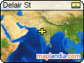 Delair St satellite map