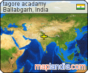 tagore acadamy satellite map