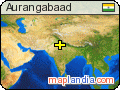 Aurangabaad satellite map