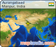 Aurangabaad satellite map