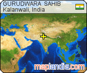 GURUDWARA  SAHIB satellite map