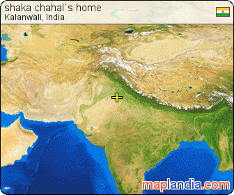 shaka chahal`s home satellite map