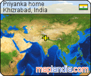 Priyanka home satellite map