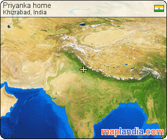 Priyanka home satellite map