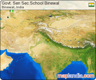 Govt. Sen Sec.School Binewal satellite map