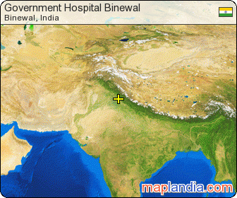 Government Hospital Binewal satellite map