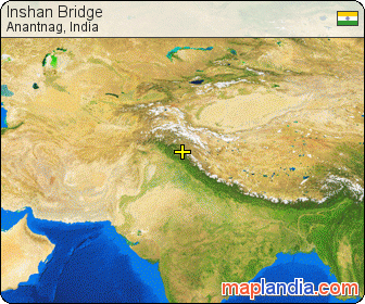Inshan Bridge satellite map