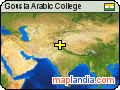 Gousia Arabic College  satellite map