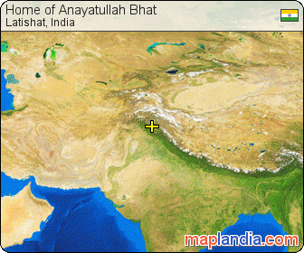 Home of Anayatullah Bhat  satellite map