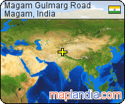 Magam Gulmarg Road satellite map