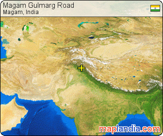 Magam Gulmarg Road satellite map