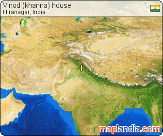 Vinod (khanna) house satellite map