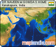 DR NAVEEN M GOWDA S HOME satellite map