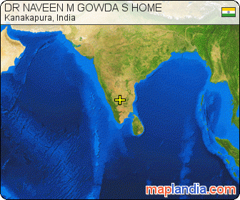 DR NAVEEN M GOWDA S HOME satellite map