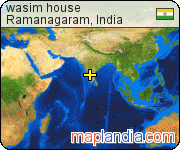 wasim house satellite map