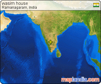 wasim house satellite map