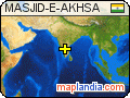 MASJID-E-AKHSA satellite map