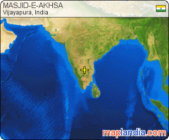 MASJID-E-AKHSA satellite map