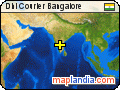 Dhl Courier Bangalore  satellite map
