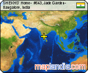 SHEKHS' Home-  #643, Jade Garden- satellite map