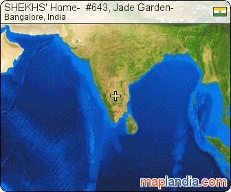 SHEKHS' Home-  #643, Jade Garden- satellite map