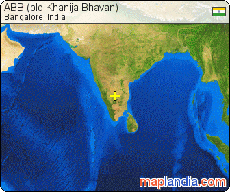 ABB (old Khanija Bhavan) satellite map