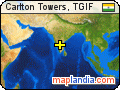 Carlton Towers, TGIF satellite map