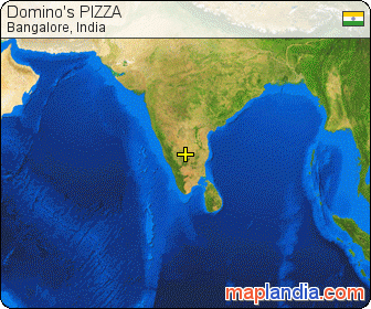 Domino's PIZZA satellite map