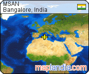 MSAN satellite map