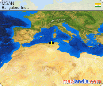 MSAN satellite map