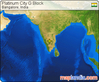 Platinum City G Block satellite map