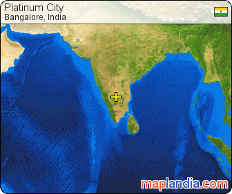 Platinum City satellite map