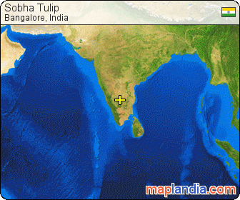 Sobha Tulip satellite map