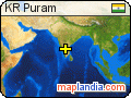 KR Puram satellite map