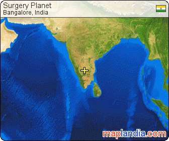 Surgery Planet satellite map