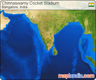 Chinnaswamy Cricket Stadium satellite map