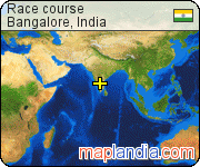Race course satellite map