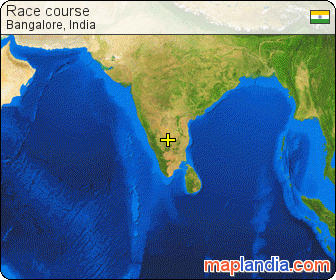 Race course satellite map